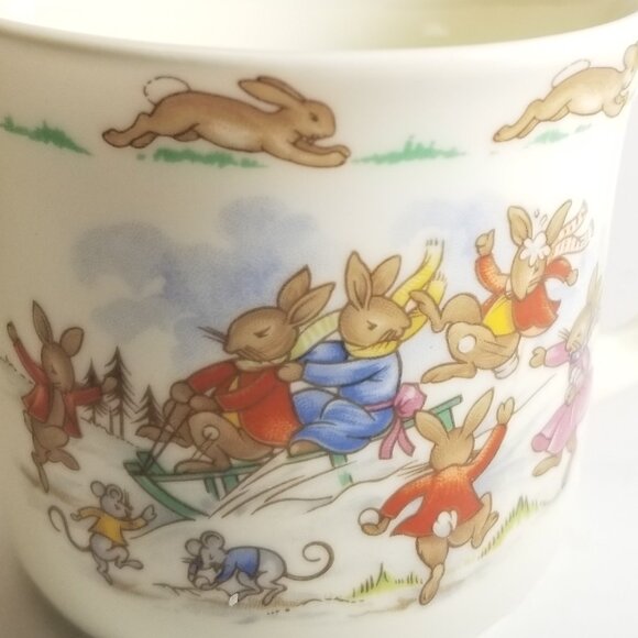 Bunnykins Children’s 3-Pcs Dish Set Bone China Royal Doulton England Collectable - Picture 16 of 16
